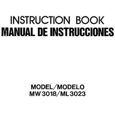 Janome MW3018 ML3023 My Excel 23L Instruction Manual