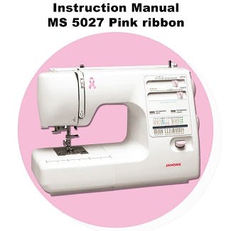 Janome MS5027PR Instruction Manual