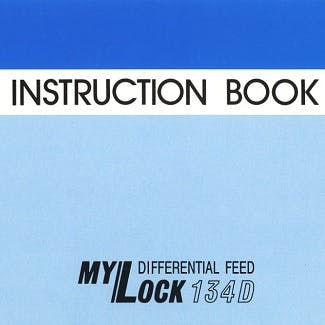 Janome MyLock 134D Instruction Manual