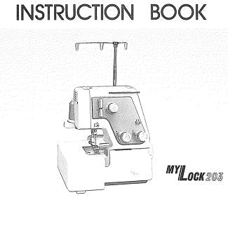 FREE Digital Manuals for Janome MyLock 203 - 1000's of Parts