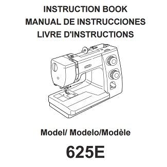 Janome Sewist 625E Instruction Manual