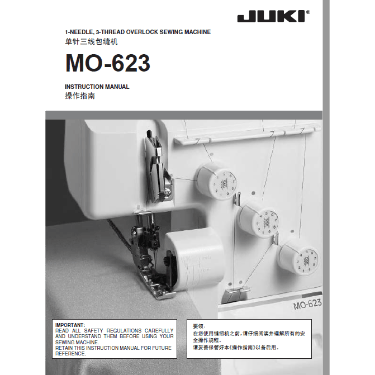Juki MO-623 Instruction Manual