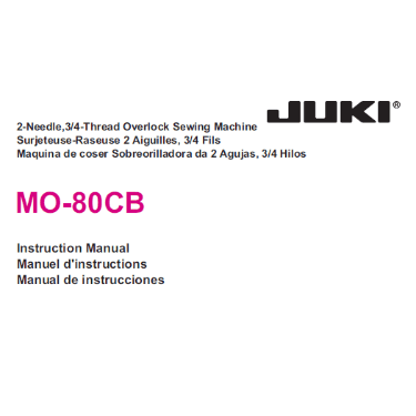Juki MO-80CB Instruction Manual