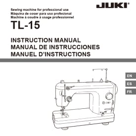 Juki TL-15 Instruction Manual