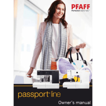PFAFF Passport Line Instruction Manual