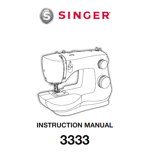 Singer Fashion Mate 3333 Instruction Manual