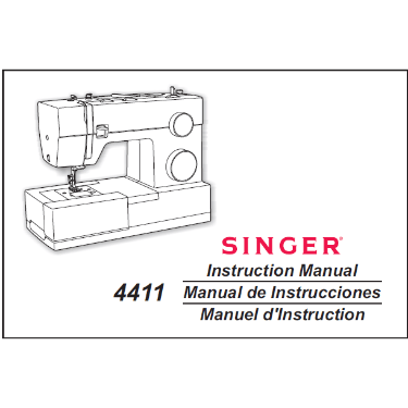 Singer Heavy Duty 4411 Instruction Manual