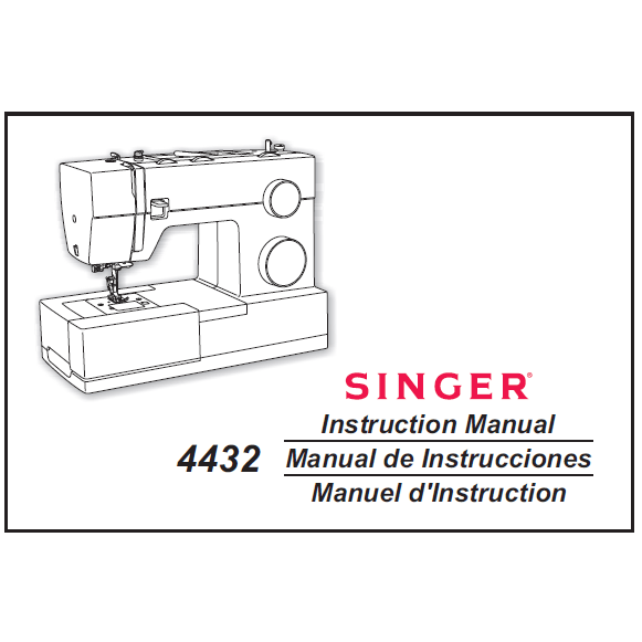 Singer Heavy Duty 4432 Instruction Manual