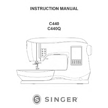 Singer Legacy C440-C440Q Instruction Manual