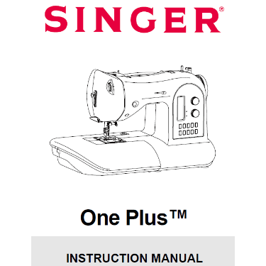 Singer One Plus Instruction Manual