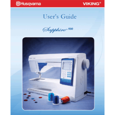 FREE Digital Manuals for HUSQVARNA VIKING Sapphire 930 Sewing