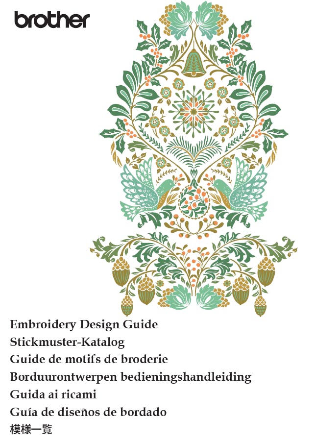 Brother Aveneer EV1 Embroidery Design Guide