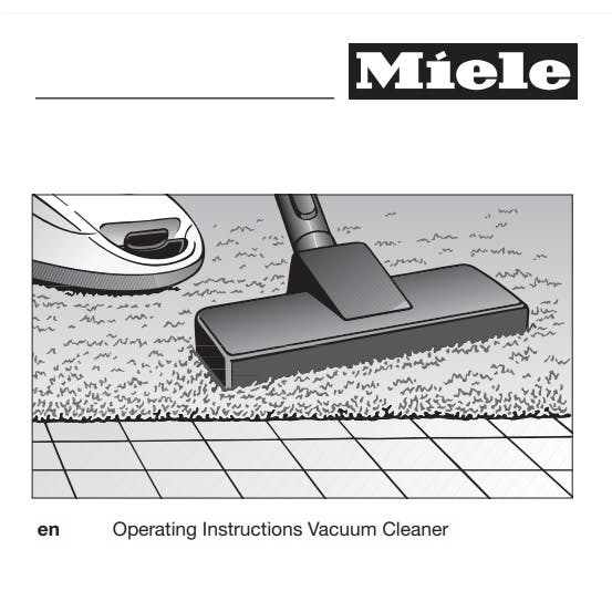 Miele C3 Instruction Manual