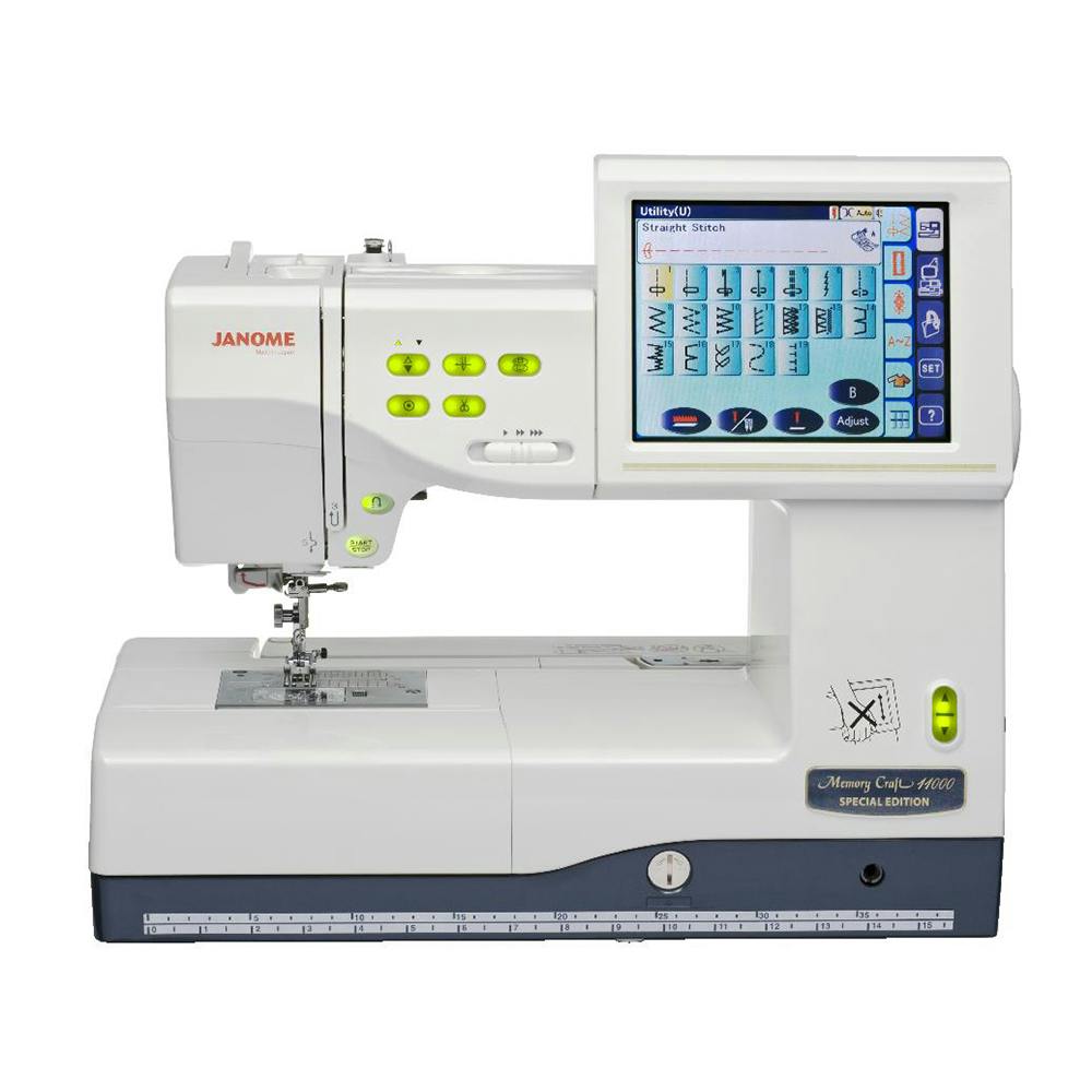 Janome Memory Craft 11000  Sewing, Quilting, and Embroidery Machine