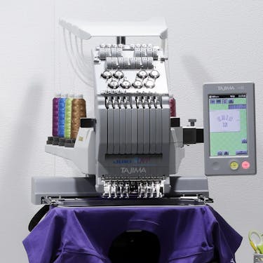 Juki Sai Multi-Needle Embroidery Machine.