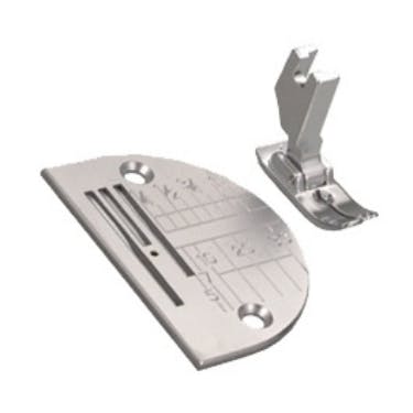 Janome Straight Stitch Needle Plate and Foot (Commercial Shank)