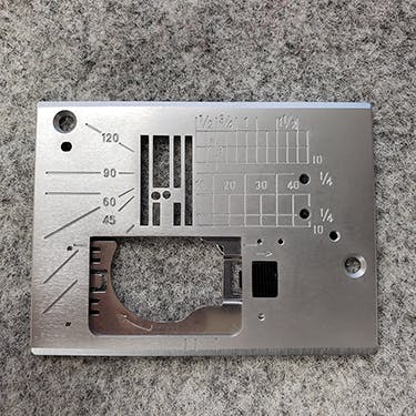 Elna Straight Stitch Needle Plate
