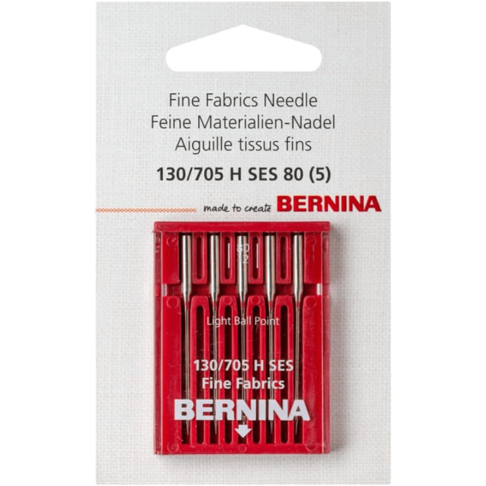 Bernina Ball Point Needles 5 Pack (Choose Size)