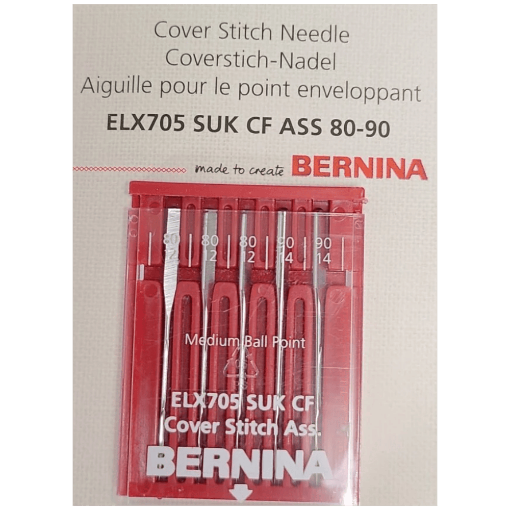 Bernina ELx705 SUK CF Coverstitch Needles - Assorted Sizes 5 Pack