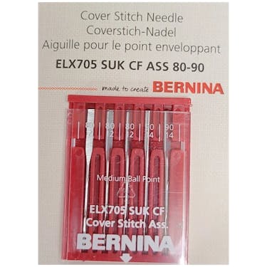 Bernina ELx705 SUK CF Coverstitch Needles - Assorted Sizes 5 Pack
