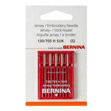 Bernina Jersey/Embroidery Needles - 5 Pack (Choose Size)