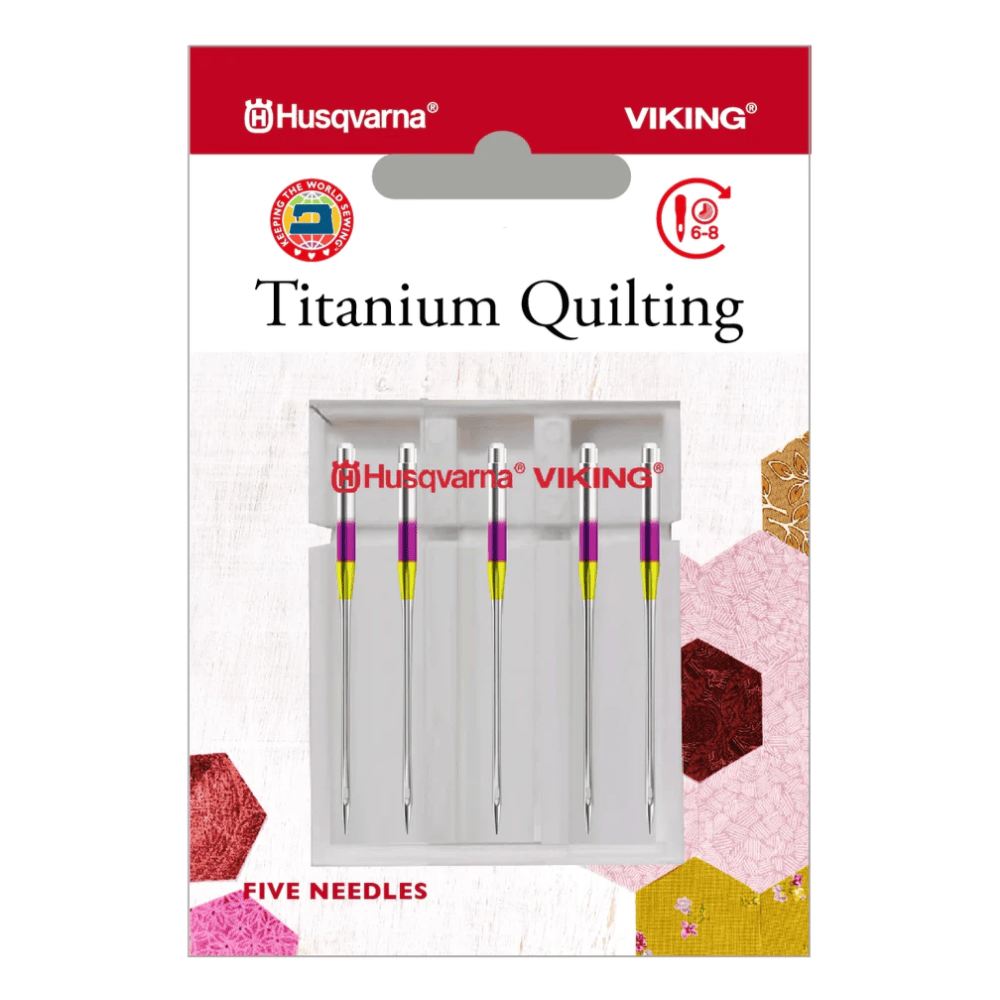 Husqvarna Viking Titanium Quilting  Needles - 5 Pack (Choose Size)