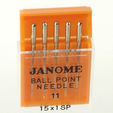 Janome Ball Point Needles (Choose Size)