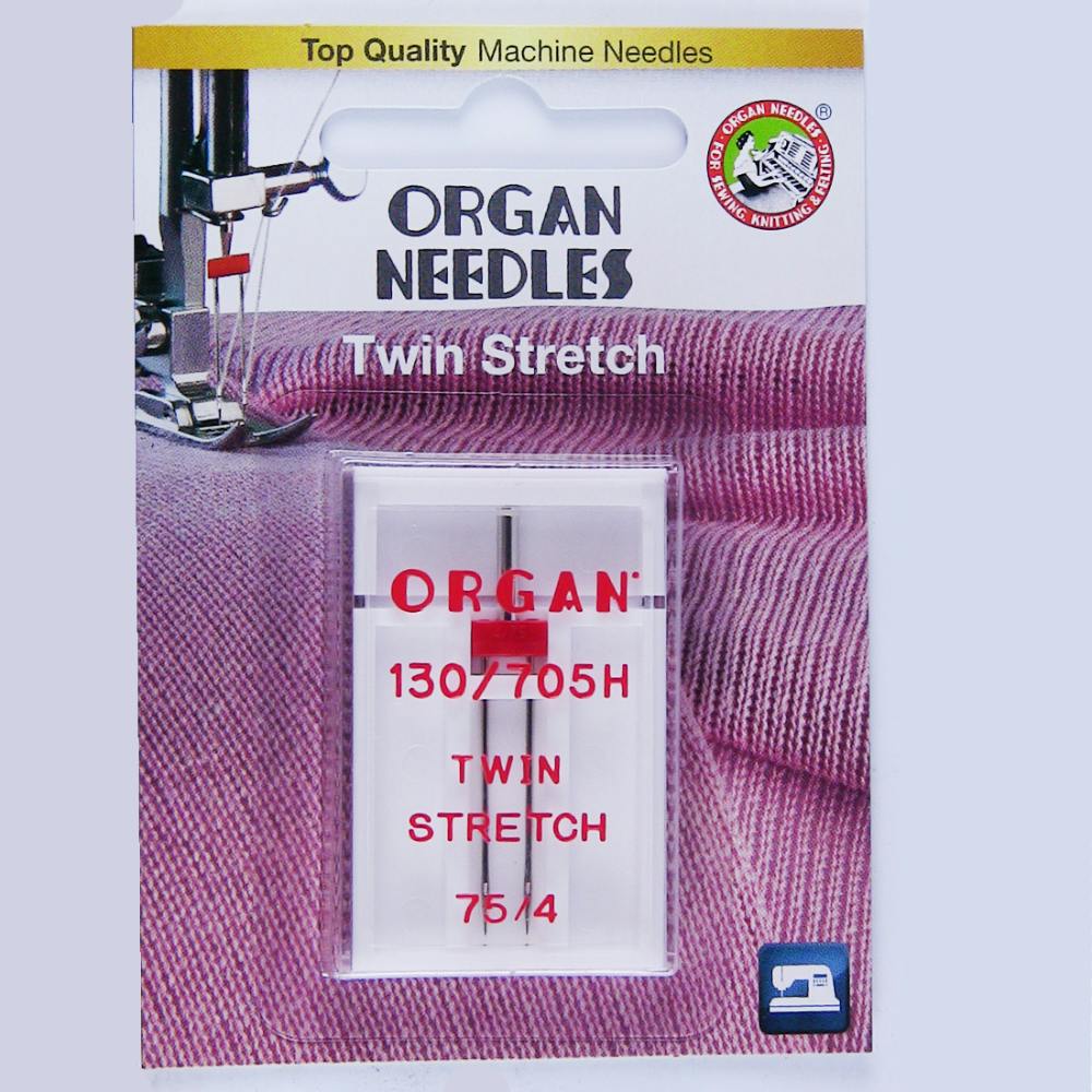 Organ Twin Stretch Needle 75/4.0 BP