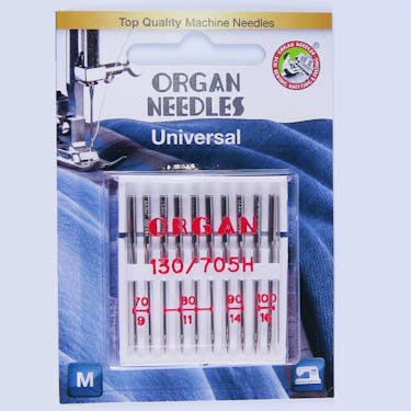 Organ Universal Needles Combo Sizes 70-100 10 PACK