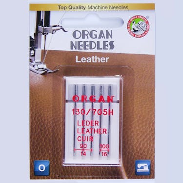 Organ Leather Needles Combo Sizes 90-100 BP 5 PACK