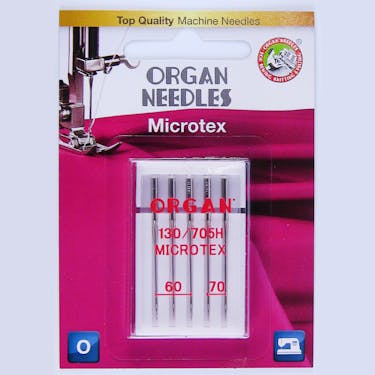 Organ Microtex Needles Combo Sizes 60-70 BP 5 PACK