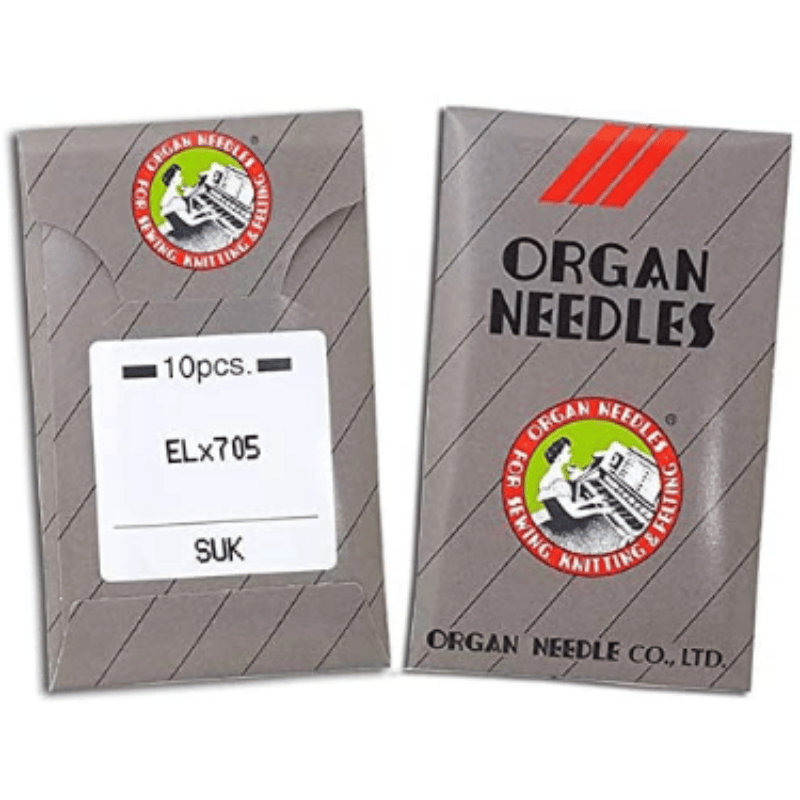 Organ Cover Stitch Needles ELx705 SUK Ballpoint (Choose size) 10 Pack 1000's of Parts Pocono