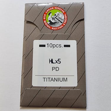 Organ Needles HLx5 PD Titanium <BR> 10 PACK (Choose Size)
