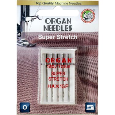 Organ Super Stretch Needles - 5 Pack (Choose Size)