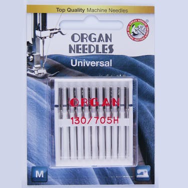 Organ Universal Needles - 10 Pack (Choose Size)