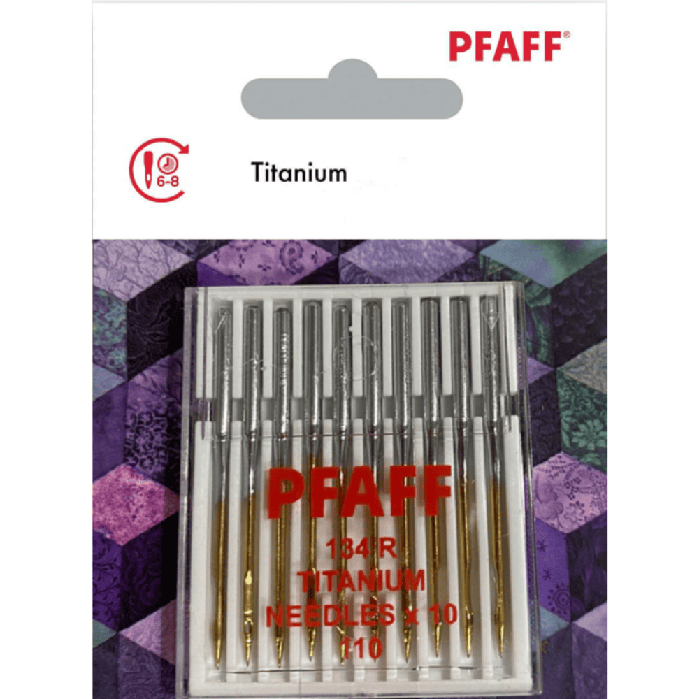 PFAFF 134-R Titanium Needles - 10 Pack (Choose Size)