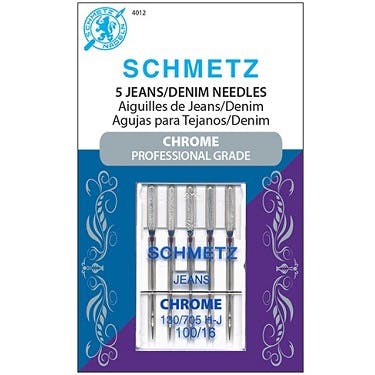 Schmetz Chrome Jeans Needles (Size 100/16)