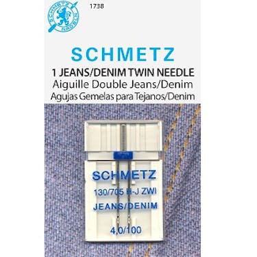 Schmetz Jeans Twin Needle Size: 4.0/100