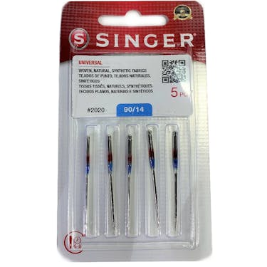 Singer Universal Needles 5-Pack (Choose Size)