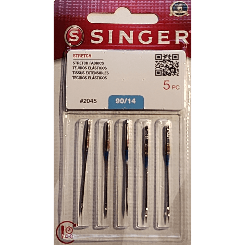 Singer Ballpoint Stretch Needles 5-Pack (Choose Size)