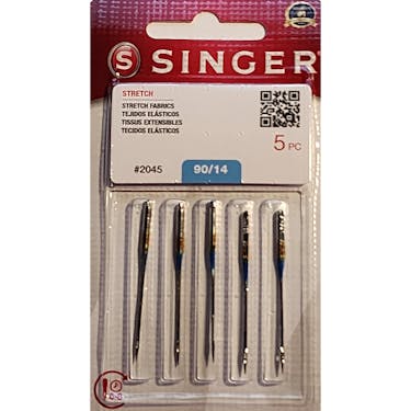Singer Ballpoint Stretch Needles 5-Pack (Choose Size)
