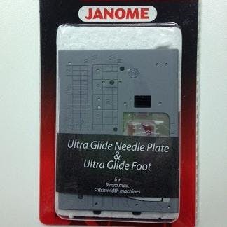 Janome Ultra Glide Needle Plate and Ultra Glide Zig-Zag Foot