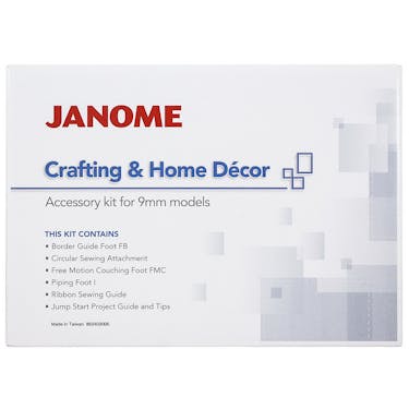 Janome Crafting and Home Decor Accessory Kit (9mm)