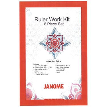 Janome Ruler Work Kit 6 Piece Set For High Shank Machines