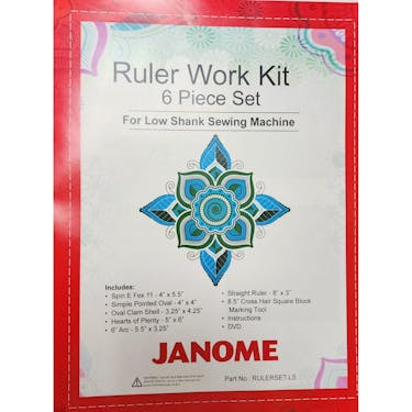 Janome Ruler Work Kit 6 Piece Set For Low Shank