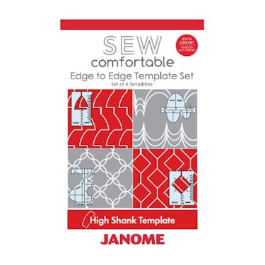 Janome Edge to Edge Template Set for High Shank Machines