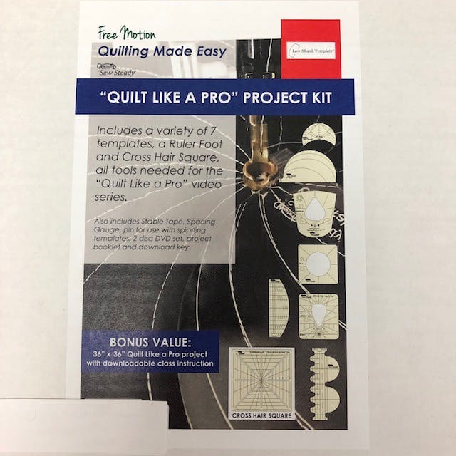 Westalee High Shank Quilt Like a Pro Project Kit FREE Shipping over