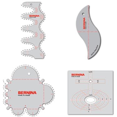 Bernina Curves and Clams Ruler Kit