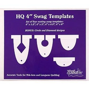 Handi Quilter Ruler Set - 4in Swags