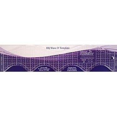 Handi Quilter Ruler - Wave D 6in and 3in